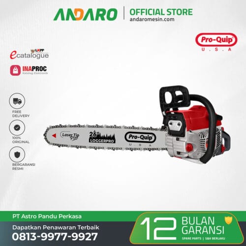 Mesin Gergaji Kayu PROQUIP QC9800X | Chainsaw 26 Inch
