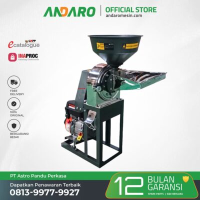 Mesin Giling Tepung Disc Mill MDM 9-21 SS Stainless Steel
