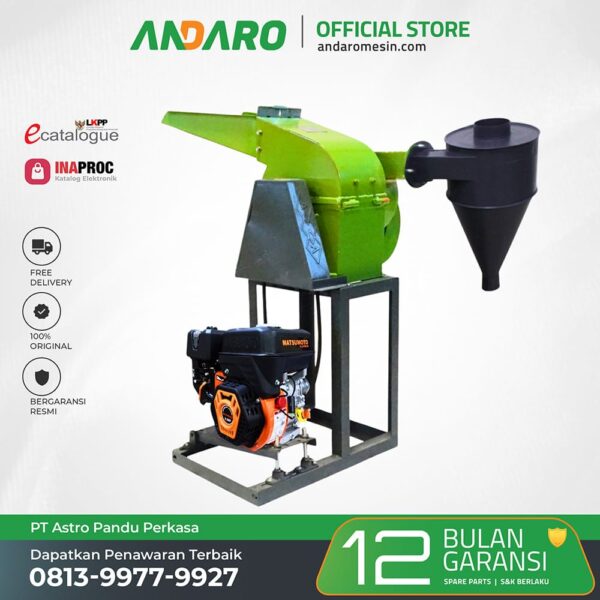 Mesin Hammer Mill Penepung Jagung & Beras MHM 9-200