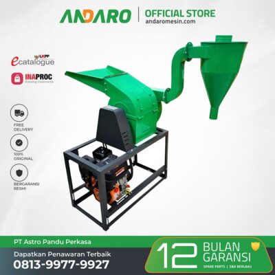 Mesin Hammer Mill Penepung Jagung & Beras MHM 9-300