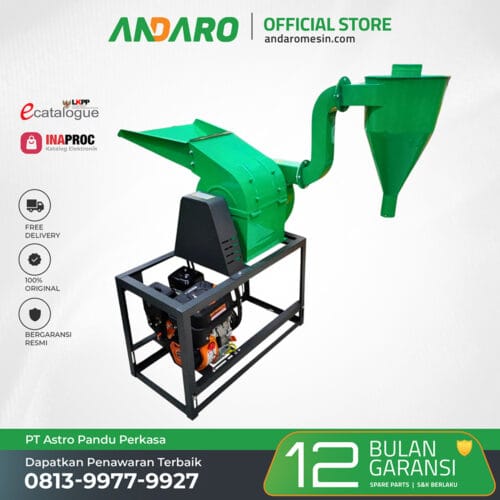 Mesin Hammer Mill Penepung Jagung & Beras MHM 9-300