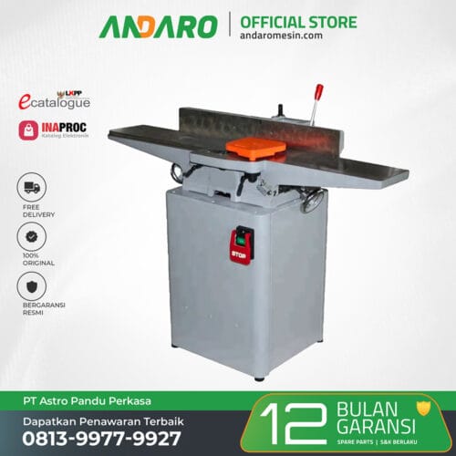 Mesin Hand Jointer Ketam Siku 6 Inch ANDARO