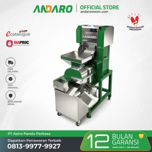 Mesin Parut Kelapa Peras Santan (2in1) Andaro