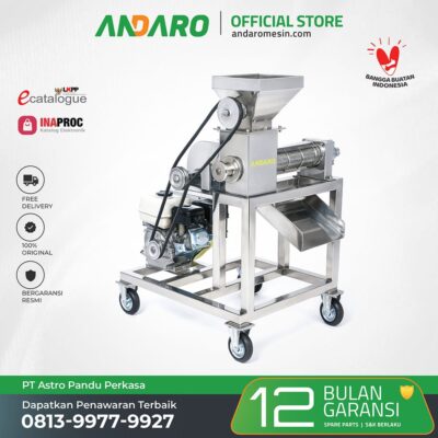 Mesin Parut Kombinasi Pemeras Santan Kelapa