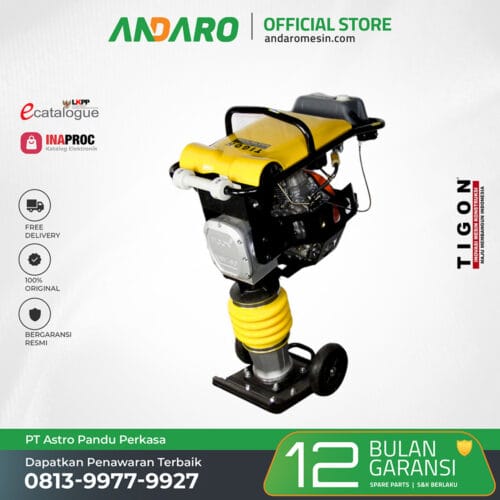 Mesin Pemadat Tanah Stamper Kuda TG-RM80D Diesel Solar