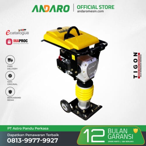 Mesin Pemadat Tanah Stamper Kuda TIGON TG-RM80H