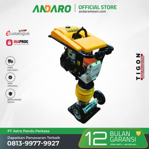 Mesin Pemadat Tanah Stamper Kuda TIGON TG-RM80R + Robin EY-20