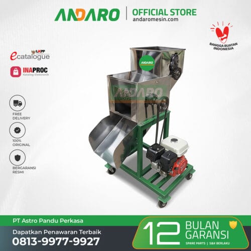 Mesin Pemarut Batang Sagu 300 Kg/Jam