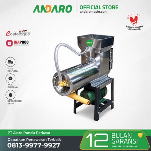 Mesin Pemarut Kombinasi Pemeras Sagu