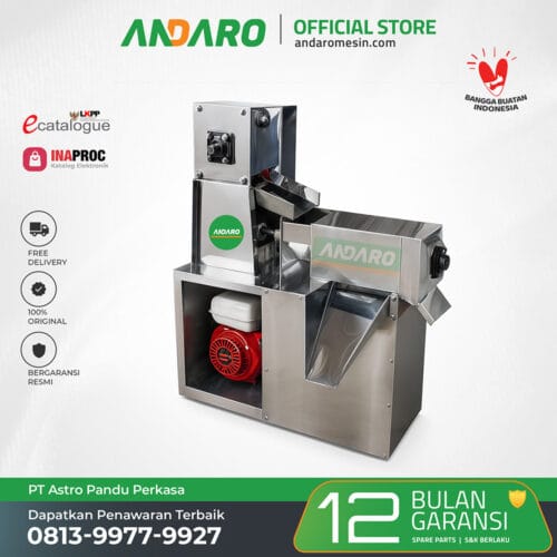 Mesin Pemarut Kombinasi Pemeras Sagu AMPK-100