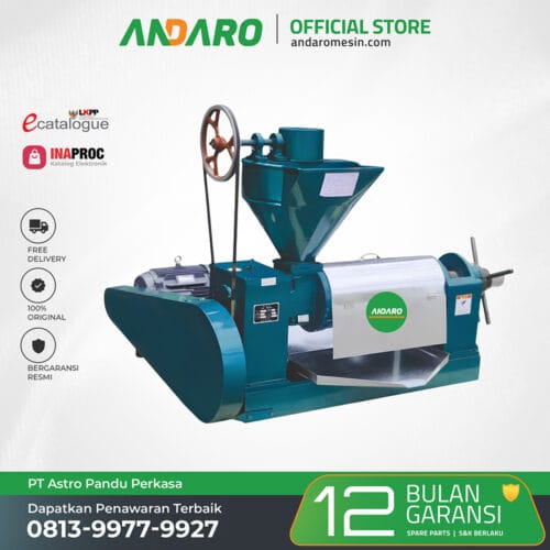 Mesin Pembuat Minyak Kopra Screw Oil Press