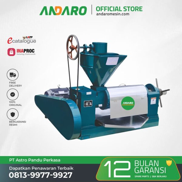 Mesin Pembuat Minyak Kopra Screw Oil Press