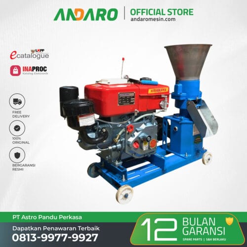 Mesin Pembuat Pelet Pakan Ikan dan Ternak
