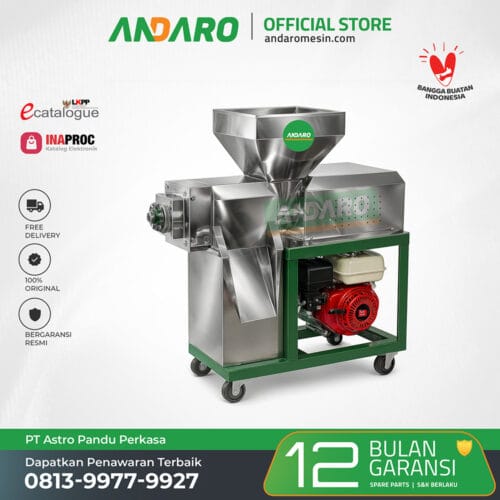 Mesin Pemeras Pati Sagu AMPS-030 | 30 Kg/Jam