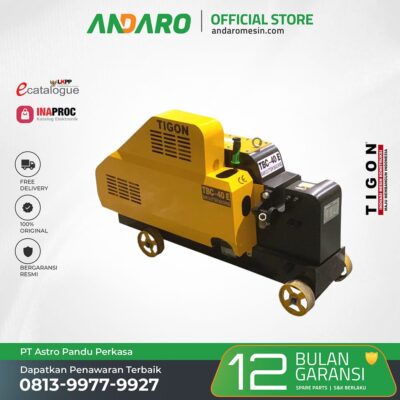 Mesin Pemotong Besi TBC-40E | Steel Bar Cutter