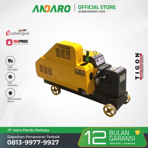 Mesin Pemotong Besi TBC-40E | Steel Bar Cutter