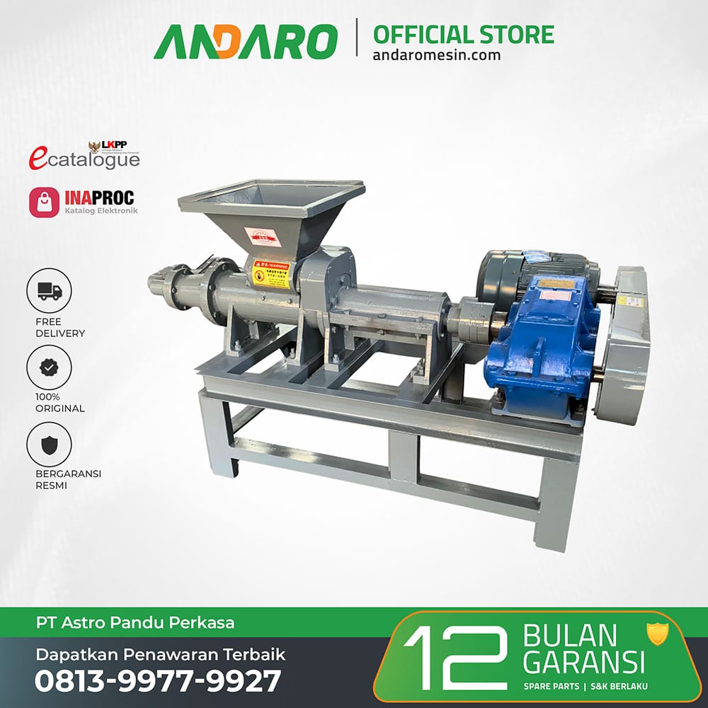 Mesin Pencetak Arang Briket ANDARO