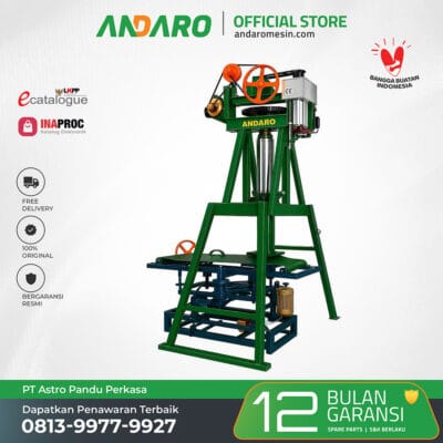 Mesin Pencetak Pembuat Kerupuk Mawar Bulat Andaro Oke