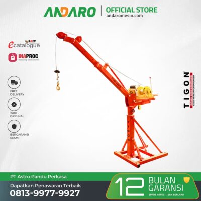 Mesin Pengangkat dan Derek Mini Crane TLM-320E | Lift Machine
