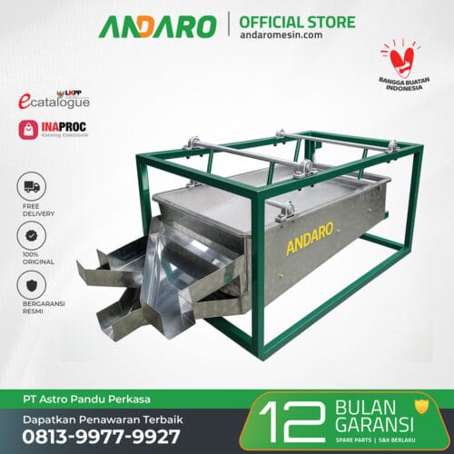 Mesin Pengayak Sagu 3 Tingkat