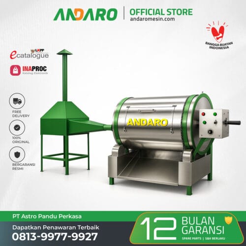 Mesin Pengering Lada Rotary Dryer