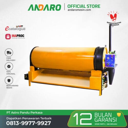 Mesin Pengering Rotary Dryer ARD-1000K | 1 Ton:Proses