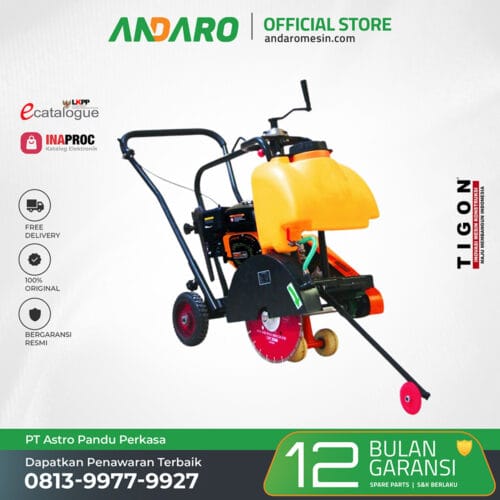 Mesin Potong Aspal Beton TG-CC300 | Concrete Cutter 14 Inch