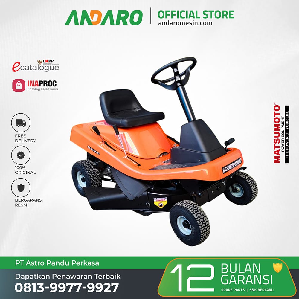 Mesin Potong Rumput Mobil MLM-158 RO | Mobile Lawn Mower