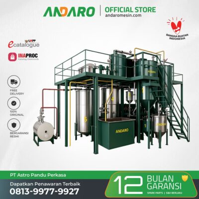 Mesin Refining Pemurnian Minyak Goreng