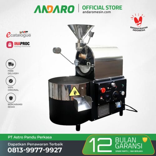 Mesin Roasting Kopi ARC-03K | Kapasitas 3 Kg/Proses