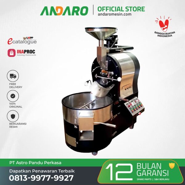 Mesin Roasting Kopi ARC-10K | Kapasitas 10 Kg/Proses