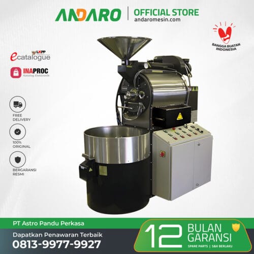 Mesin Roasting Kopi ARC-25K | Kapasitas 25 Kg/Proses