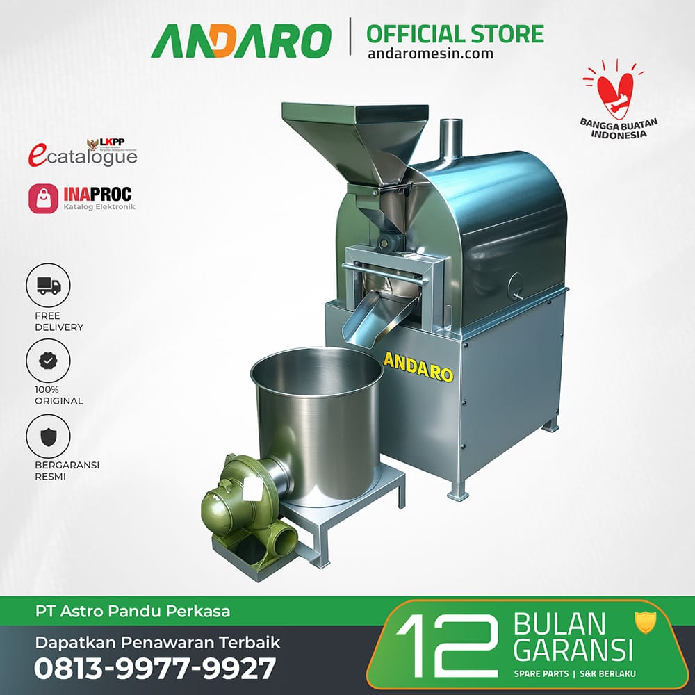 Mesin Sangrai Kakao Coklat ANDARO