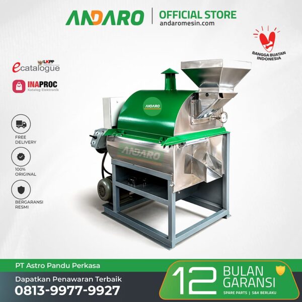 Mesin Sangrai Roaster Buah Pinang