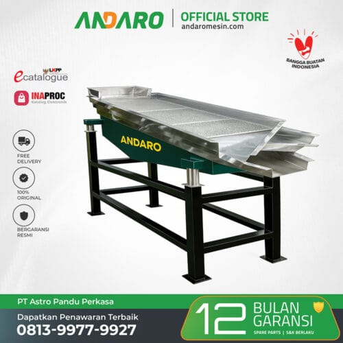 Mesin Sortasi Biji Lada ANDARO 200 Kg:Jam