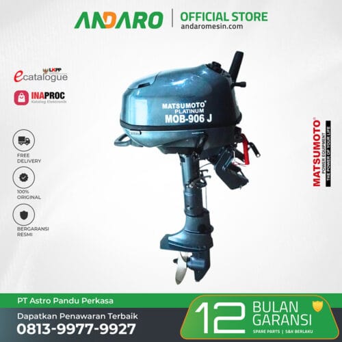 Mesin Tempel Perahu MOB-906 J | Outboard Motor Jet Series 6HP