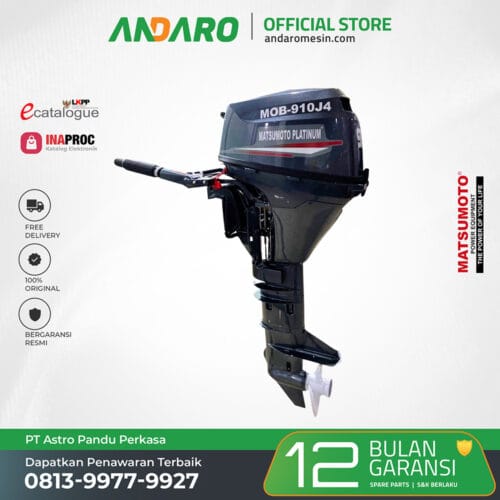 Mesin Tempel Perahu MOB-910 J4 | Outboard Motor Jet Series 10HP