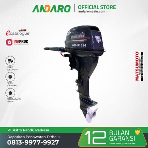 Mesin Tempel Perahu MOB-915 J | Outboard Motor Jet Series 15HP