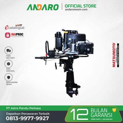 Mesin Tempel Perahu Outboard MOB-8150 GRE | Maju Mundur