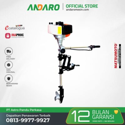 Mesin Tempel Perahu Outboard MOB-830G | 2 Tak 3HP