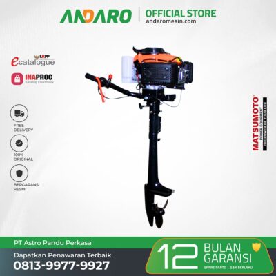 Mesin Tempel Perahu Outboard MOB-850G | 4 Tak 5HP