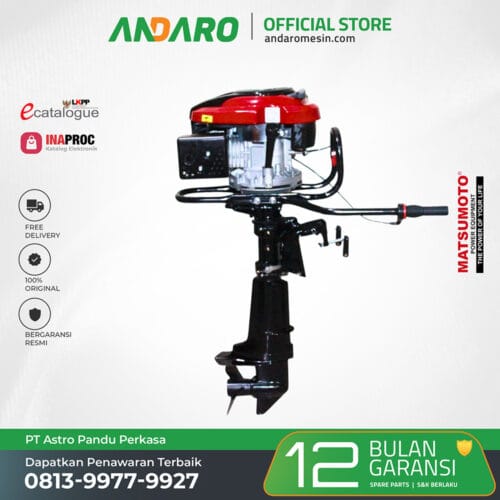 Mesin Tempel Perahu Outboard MOB-880GR | Maju Mundur