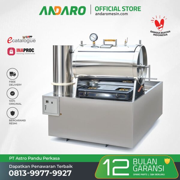 Mesin Vacuum Frying Pembuat Keripik Buah