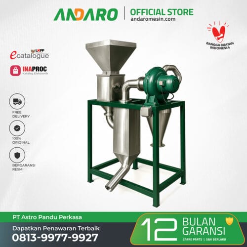 Mesin Winnower Pemecah Buah Kakao Andaro
