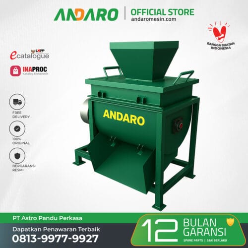 Mixer Pengaduk Adonan Pelet Andaro
