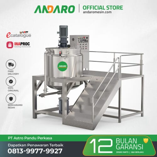 Mixing Tank Cream And Liquid for Shampoo and Shower Gel