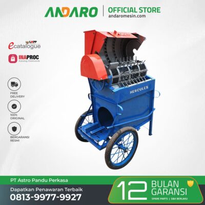 Molen Perontok Padi Hercules | Power Thresher 800 Kg:Jam 2