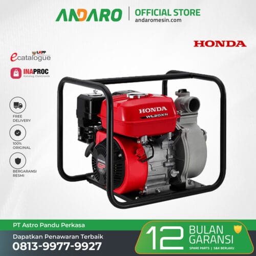 Pompa Air Irigasi Honda WL 20 XN | Water Pump 2 Inch