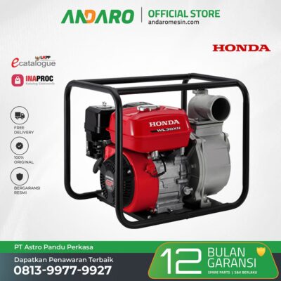 Pompa Air Irigasi Honda WL 30 XN | Water Pump 3 Inch