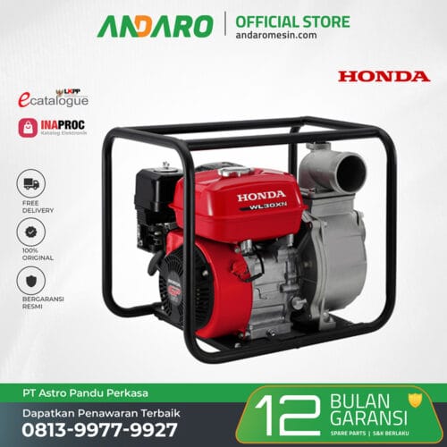 Pompa Air Irigasi Honda WL 30 XN | Water Pump 3 Inch